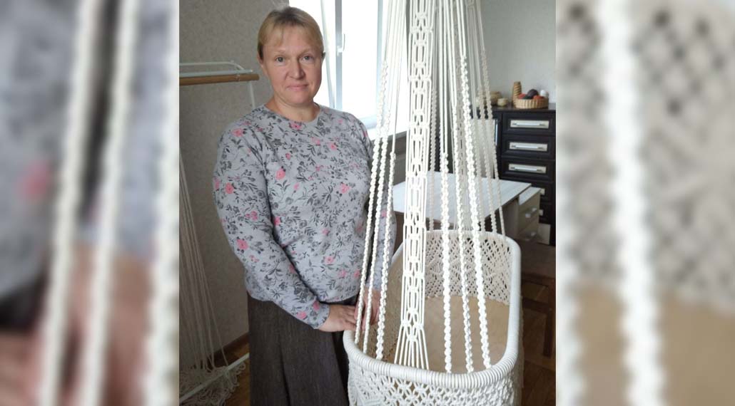 Любимое изделие – это
колыбель для внука