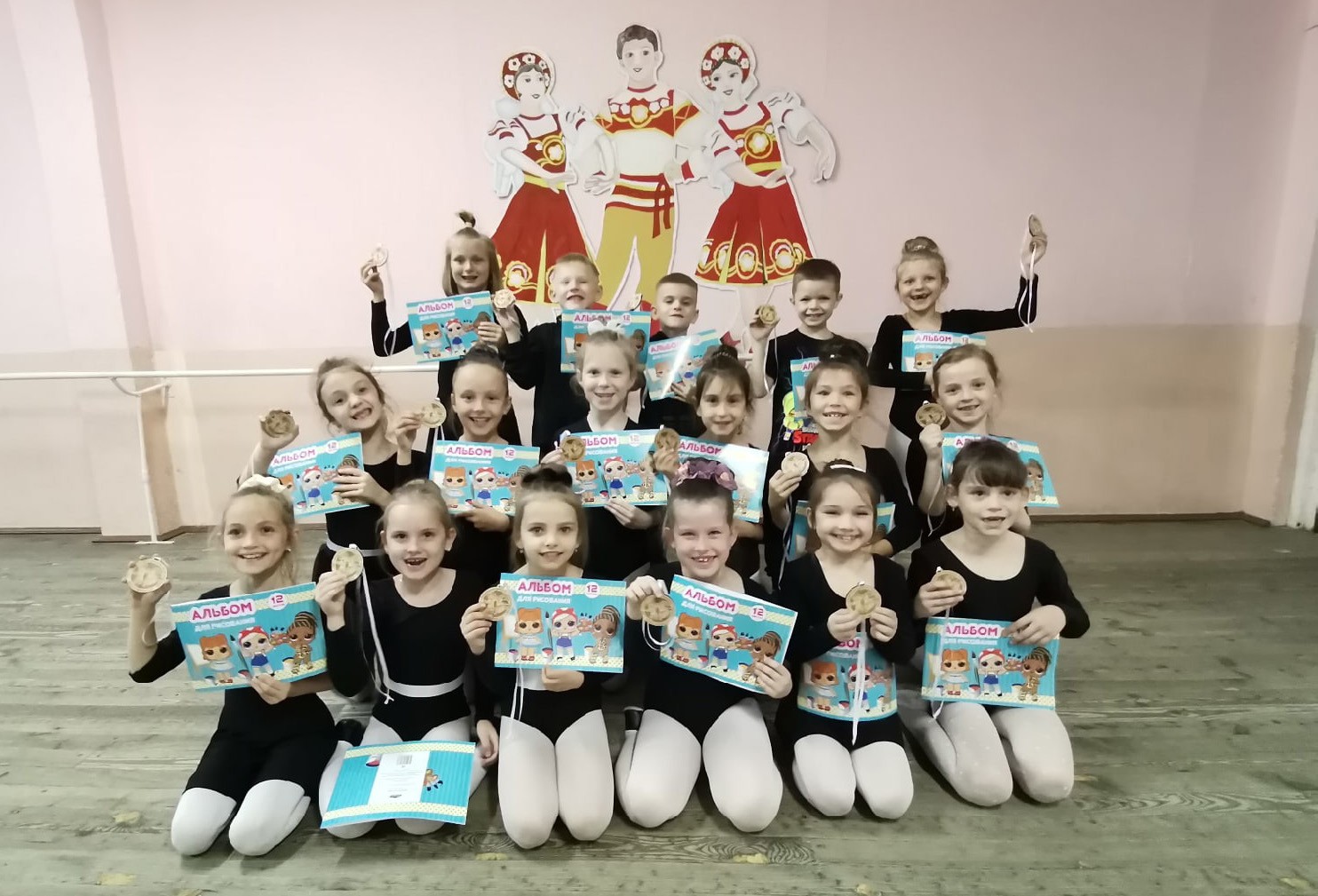 Юные воспитанники Ганцевичской детской школы искусств.