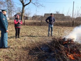В Ганцевичском районе запрещено сжигать мусор и разводить костры