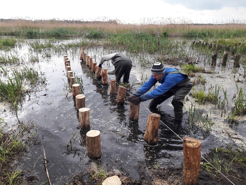 Обустройство пирса для спуска байдарок