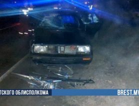 Велосипедистка погибла под колесами автомобиля в Брестской области
