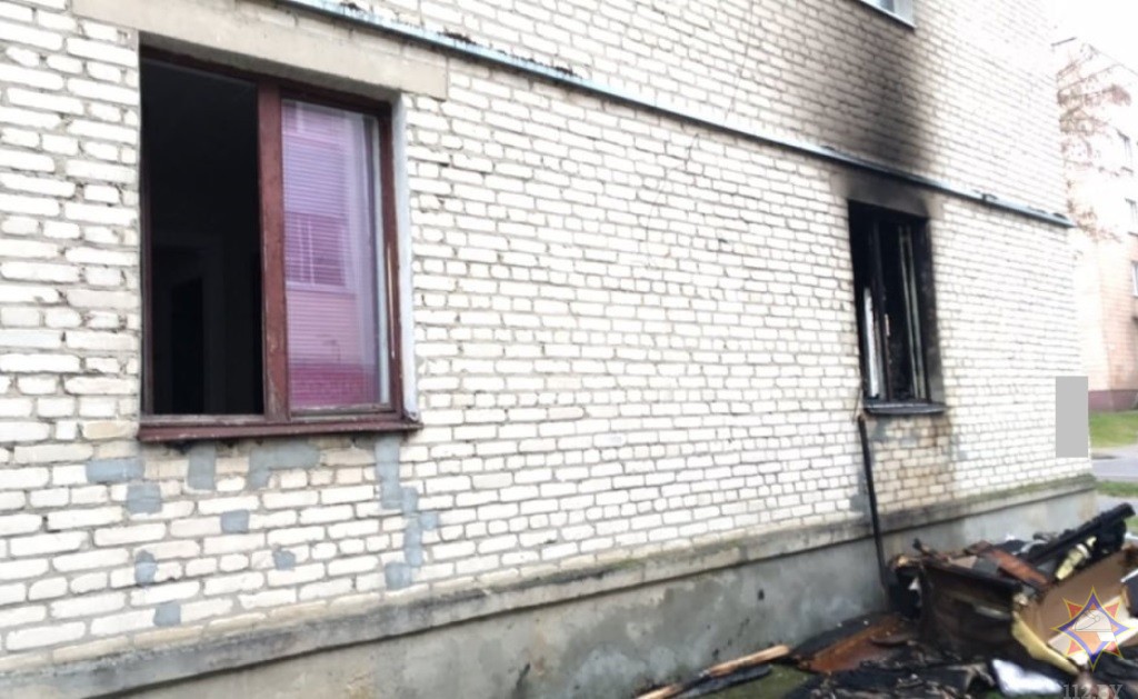 На пожаре в Брестской области спасены девять человек, включая четверых детей