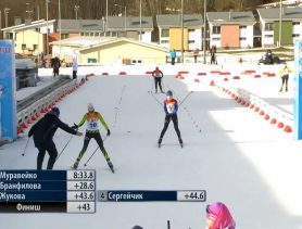 «Снежный снайпер» в Раубичах: Ганцевчанка уступила на финише секунду и «бронзу»