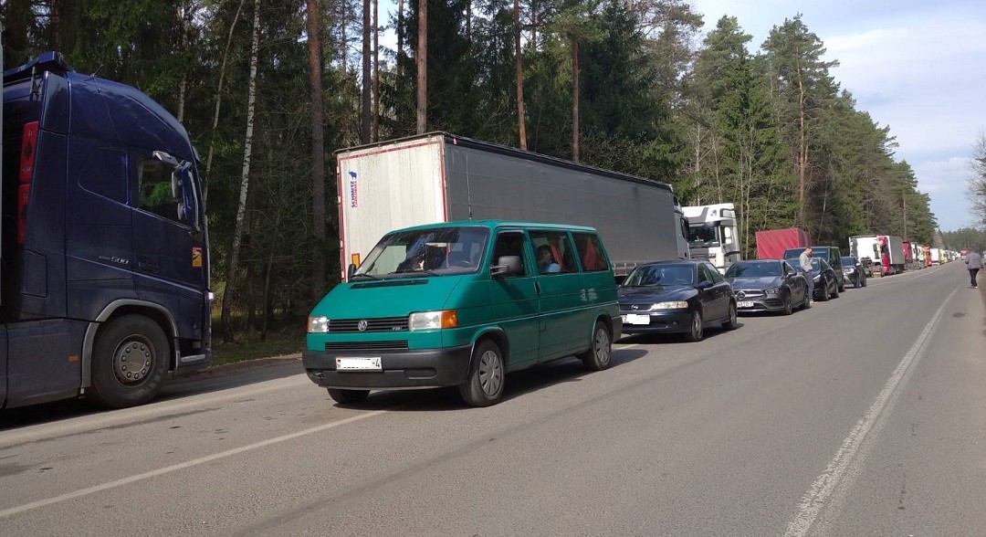 Очередь на границе с ЕС