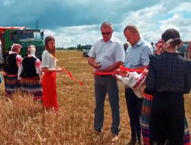 Праздник «Зажинки» дал начало уборочной страды в Ганцевичском районе