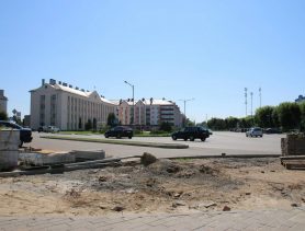 Центр Ганцевичей к «Дожинкам» облысел