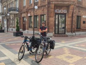 Отпуск длиной 500 км: пара из Брестской области путешествует на велосипедах