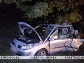 В течение часа в авариях в Кобринском районе один человек погиб и двое травмированы