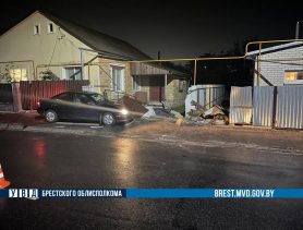 Пьяный бесправник в Пинске выехал на тротуар и сбил девушку