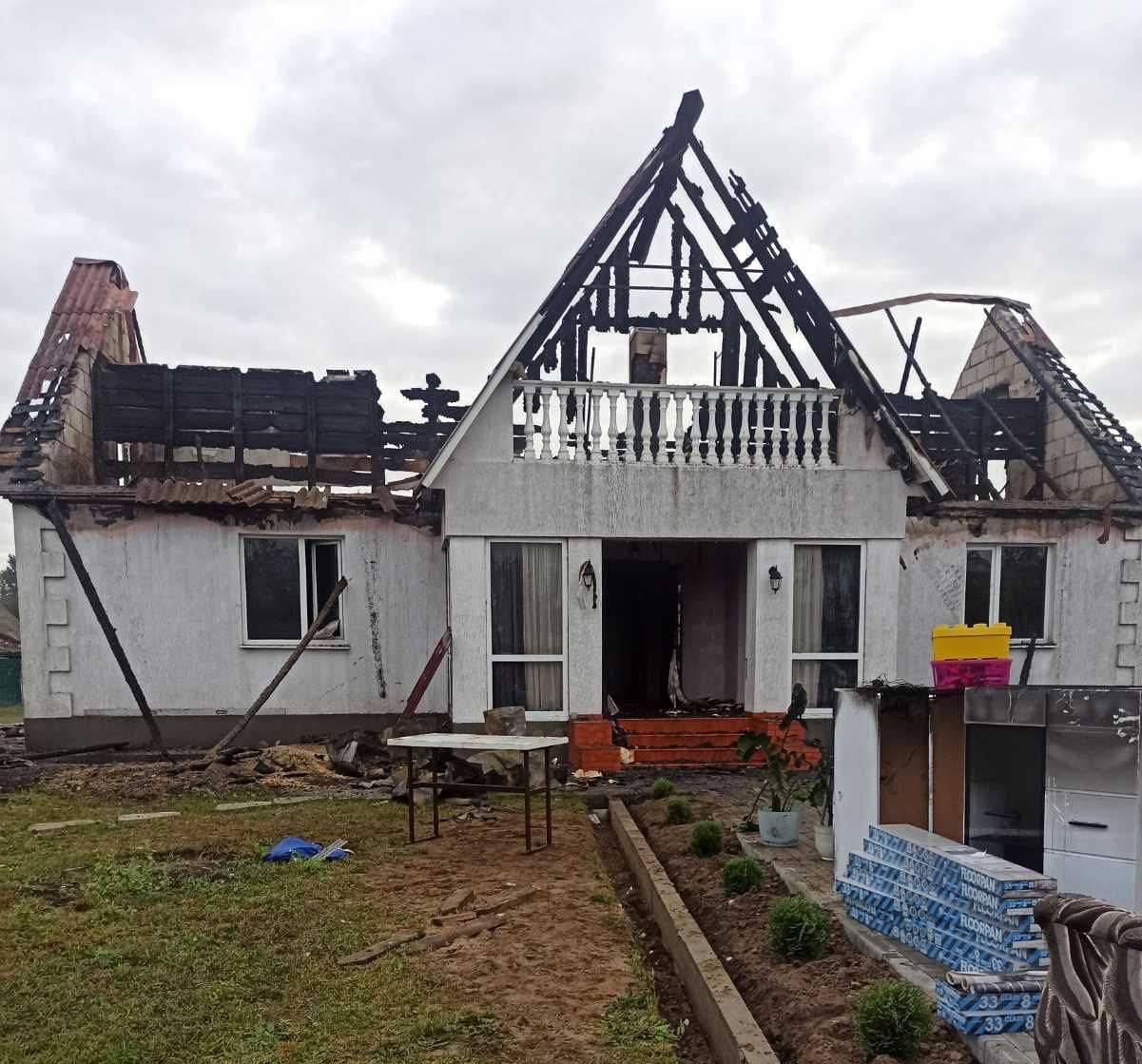 Так сейчас выглядит дом, без которого осталась семья