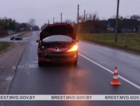 В авариях в Ганцевичском районе погиб велосипедист и пострадал водитель мотоцикла
