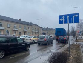 В Барановичах изменили движение по полосам на одном из перекрёстков