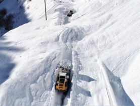 Лавины и снегопады в Северной Осетии
