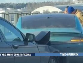 Двойное ДТП на МКАД