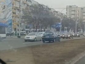 В Бресте девушка лупила по встречке, как будто так и надо