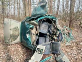 Машину разорвало, а водитель погиб в ДТП в Лунинецком районе