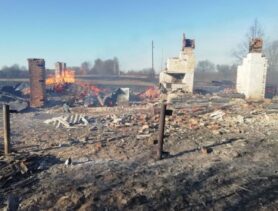 Три дома сгорели в Скуратах Ивацевичского района