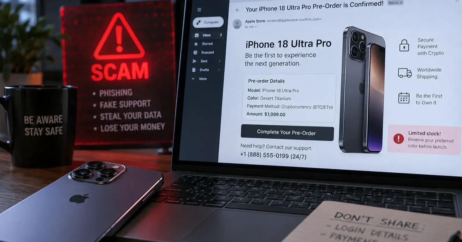 Вымогатели заблокировали iPhone подростка в Волковыске