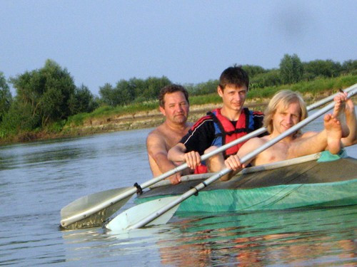На байдарках доплыли до Припяти