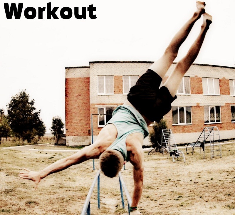 Street Workout  на школьнай пляцоўцы