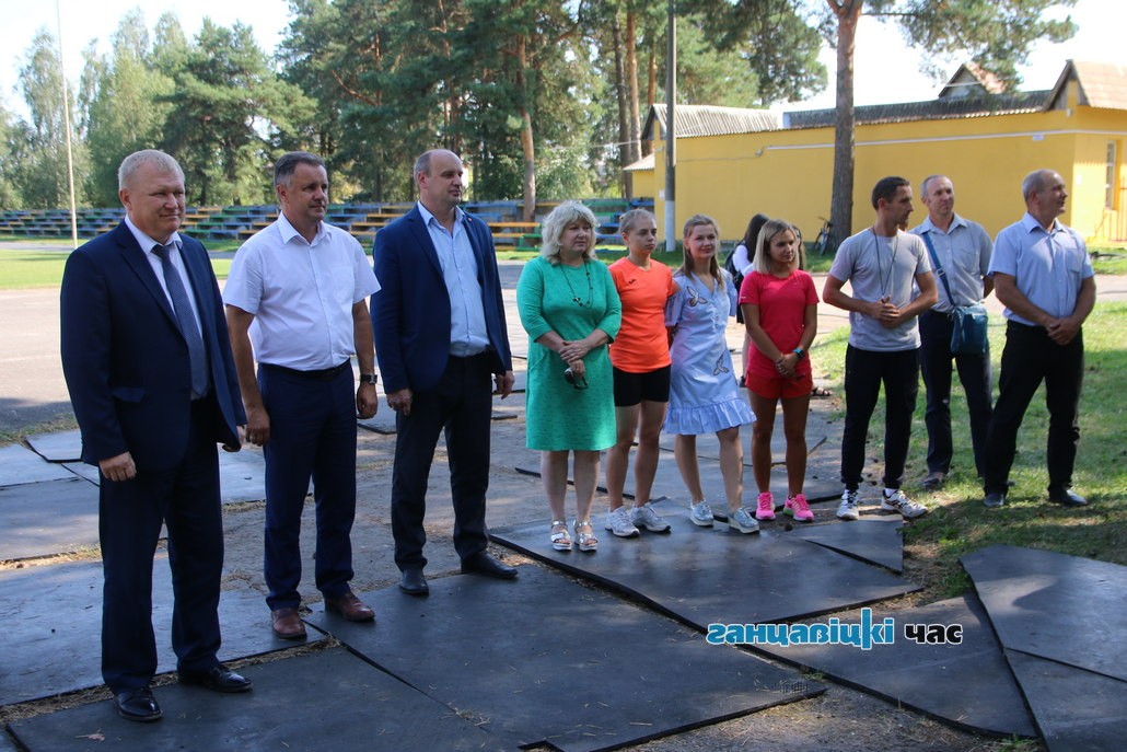 В Ганцевичах торжественно открыли уличные тренажёры, 2 сентября 2019 года