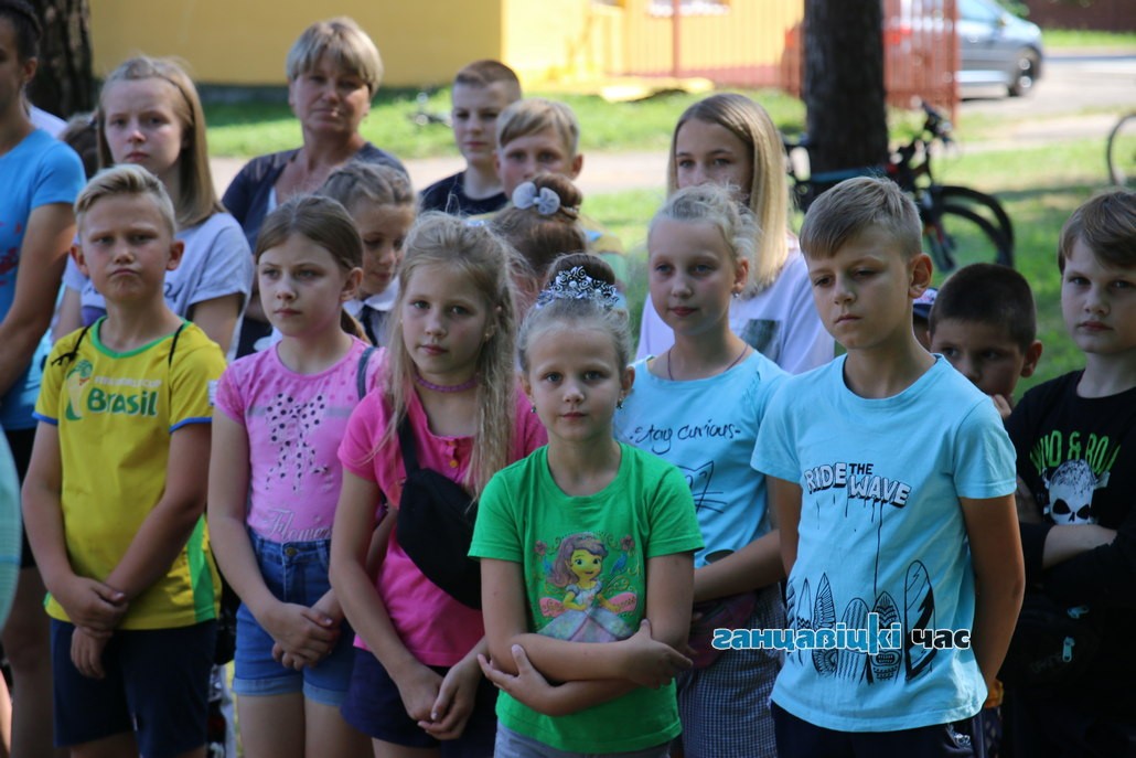 В Ганцевичах торжественно открыли уличные тренажёры, 2 сентября 2019 года