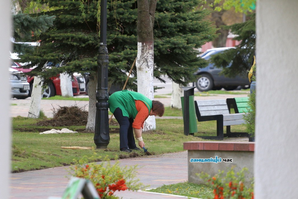 Ганцевичи готовятся встречать День Победы