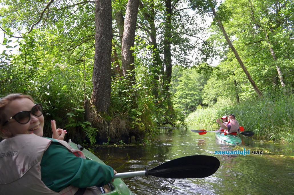 Ганцевчанка на байдарке