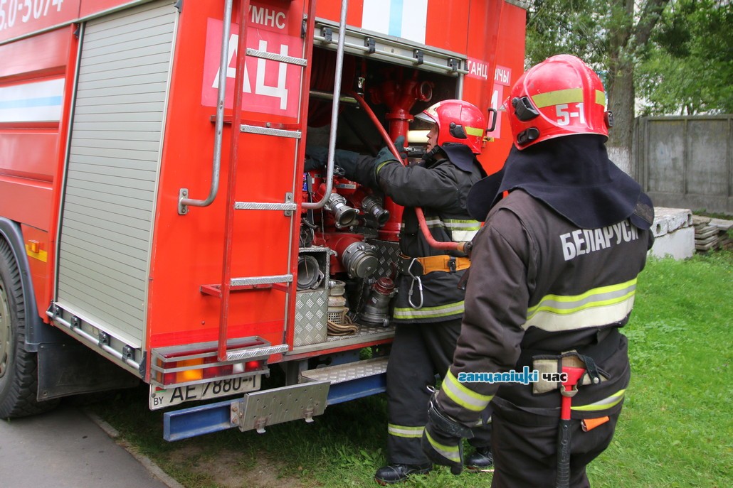 В средней школе №3 г. Ганцевичи в подвальном помещении произошло задымление / 18 сентября 2020 года